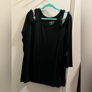 Torrid Super Soft Keyhole sleeve Top